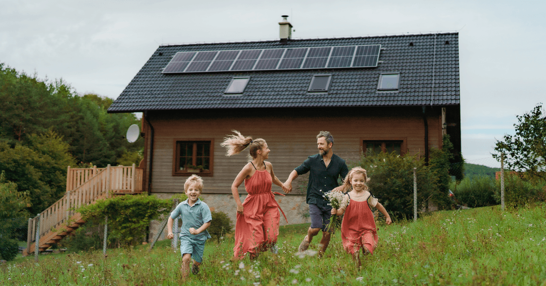 Homeowner reviewing a fixed-rate solar lease