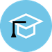 Graduation cap icon