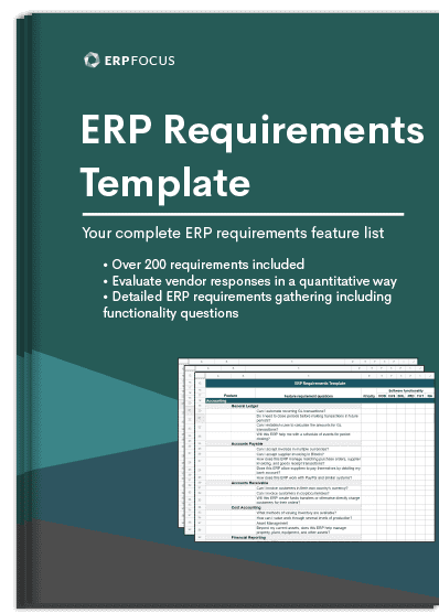 erp requirements template