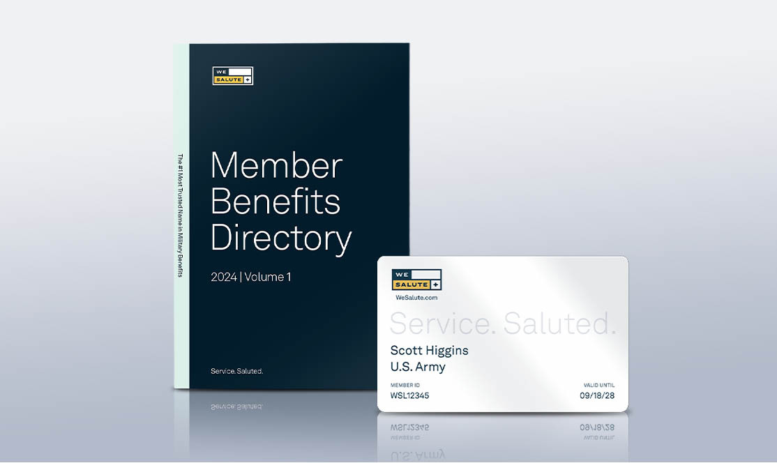 WeSalute+ Member Benefits Directory and secure military ID