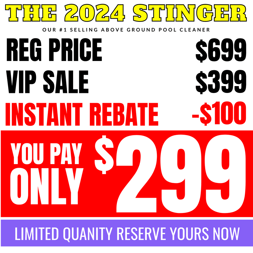 Stinger Automatic Pool Cleaner Island Recreational