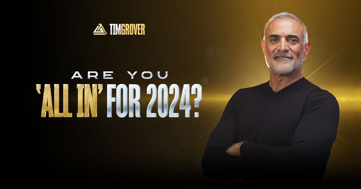 TIM GROVER's BREAKTHROUGH ALL IN