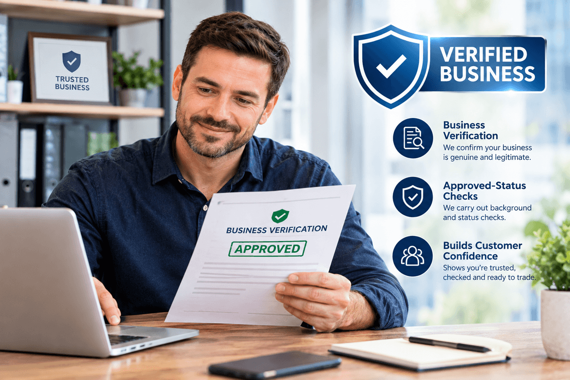 Verified business workspace
