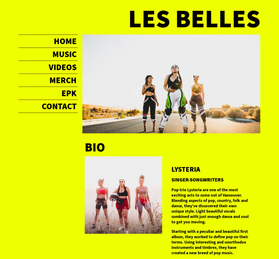 Free Epk Template For Musicians Pdf