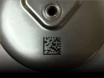 MOPA fiber laser mark on titanium with controlled heat-affected zone