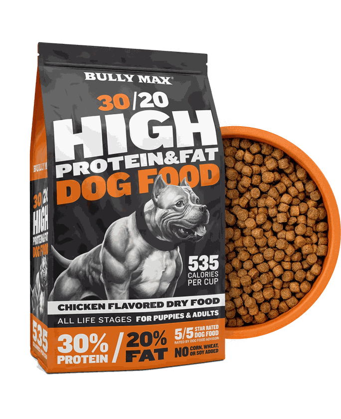 Bully Max 30/20 High Performance chicken dog food bag