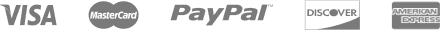 Accepted payment cards