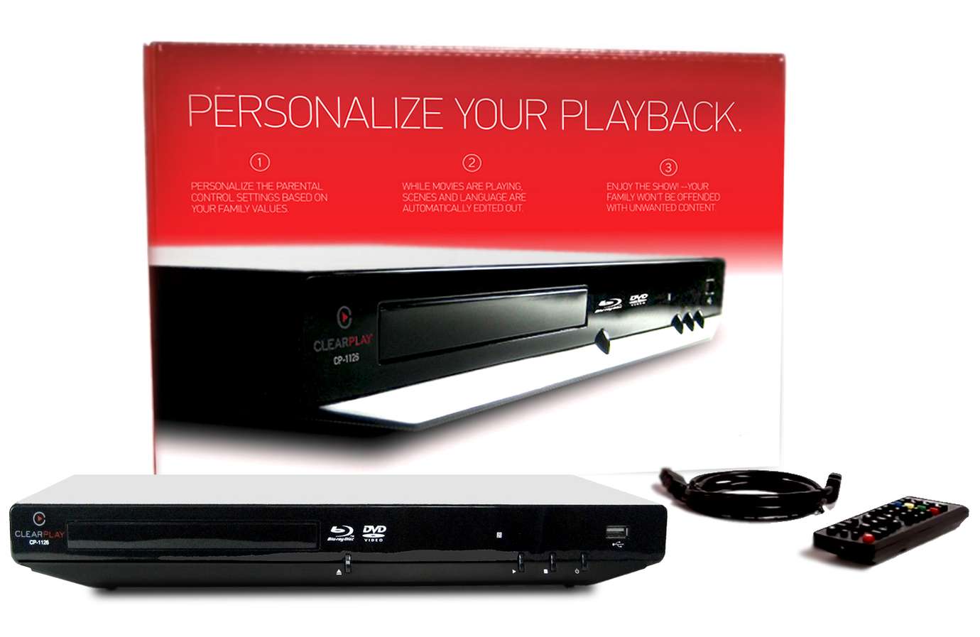 ClearPlay Bluray and DVD player