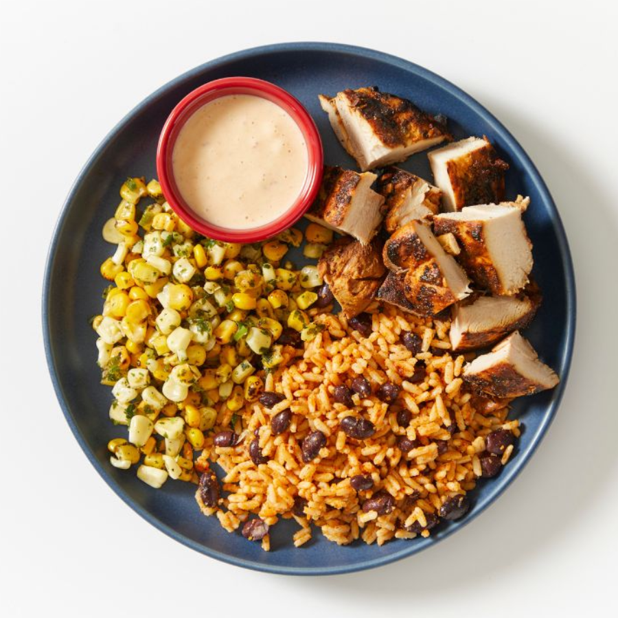 Queso Chicken Burrito Bowl