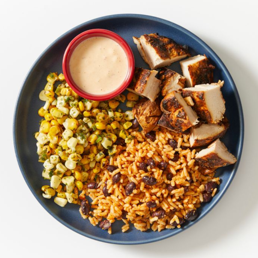 Queso Chicken Burrito Bowl