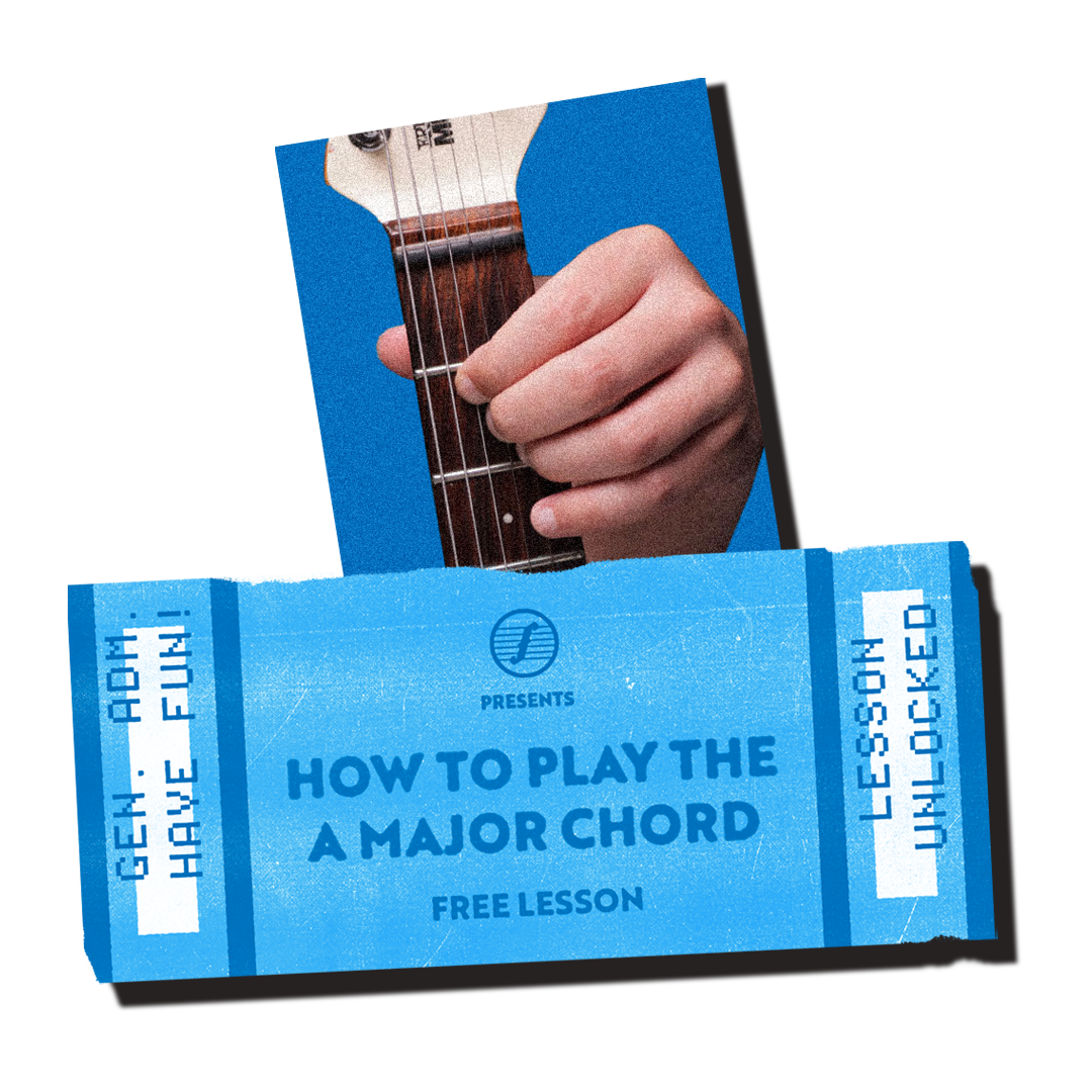 How to play the Amaj chord on guitar