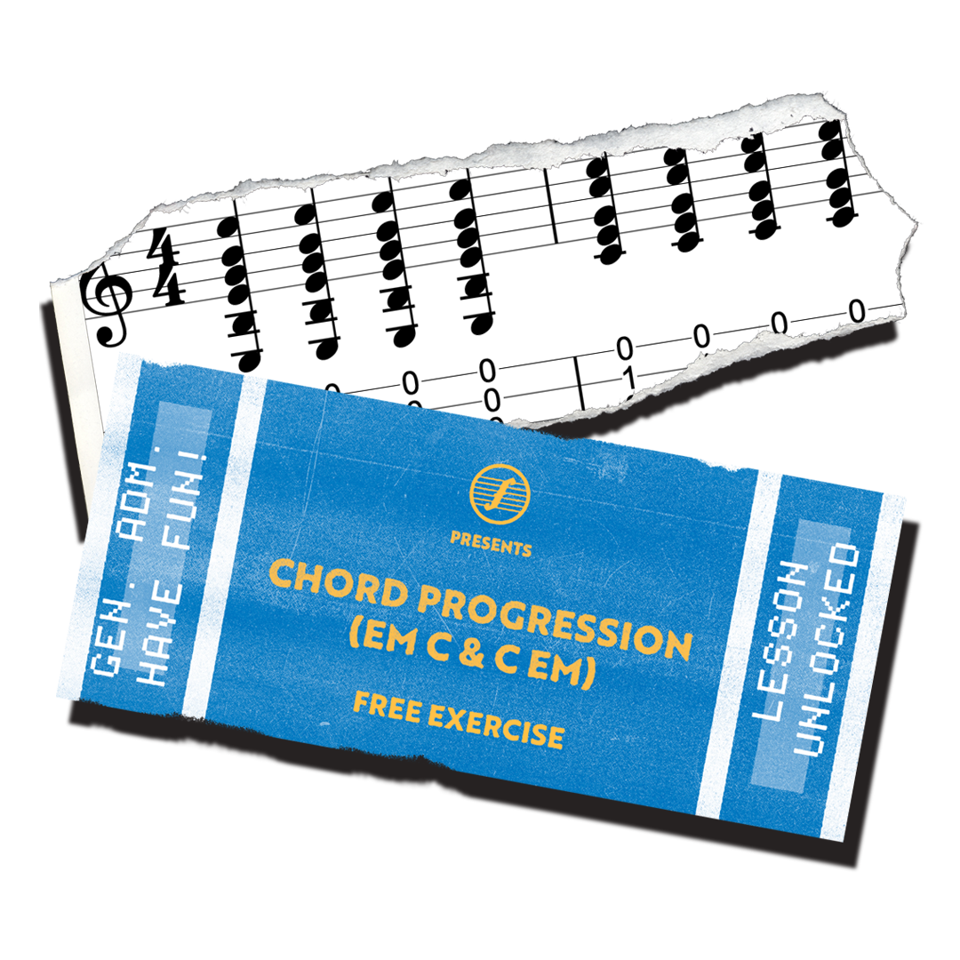 Guitar Exercise: Chord Progression Em C | Fretello Masterclass