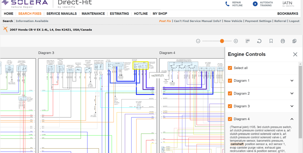 Vehicle wiring diagrams for 98 of all makes and models