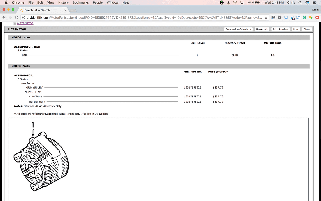 Auto Labor Guides Identifix