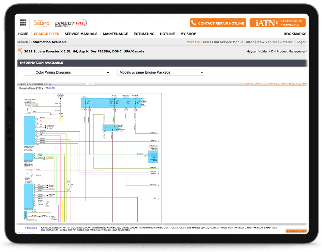 Identifix shop manager automotive repair shop management software