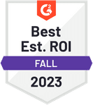 G2 Badge - Best Est ROI Summer 2023