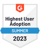 Highest User Adoption Summer 2023