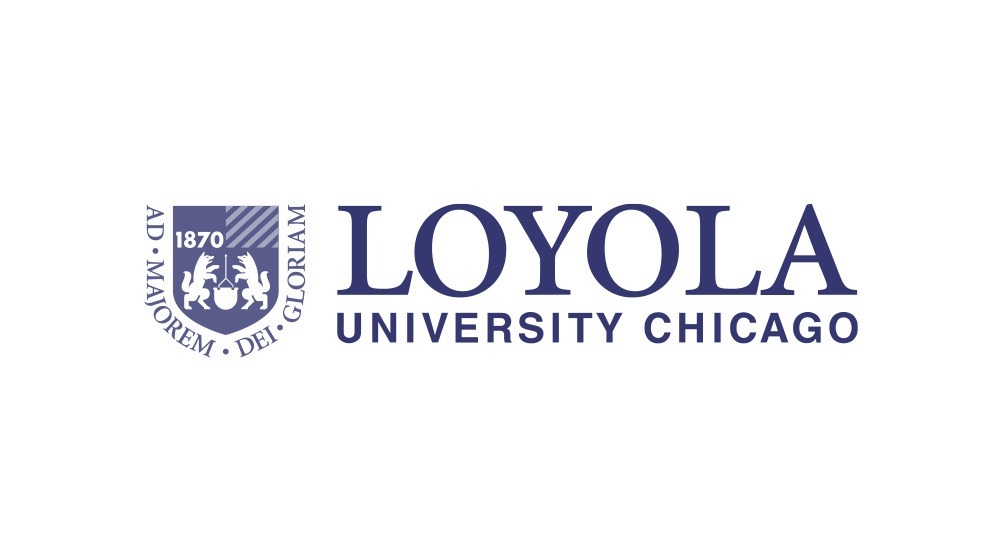 Loyola University of Chicago logo on our site, representing our valued client relationship.