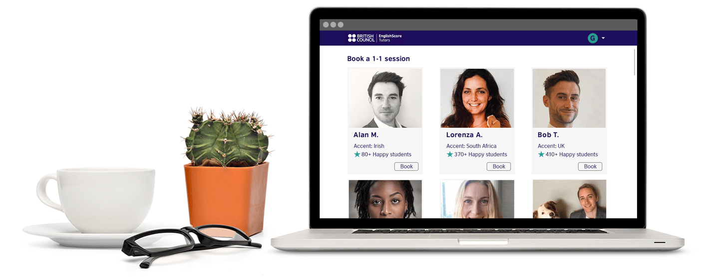 EnglishScore Tutors: British Council's 1-to-1 English Tutoring Platform