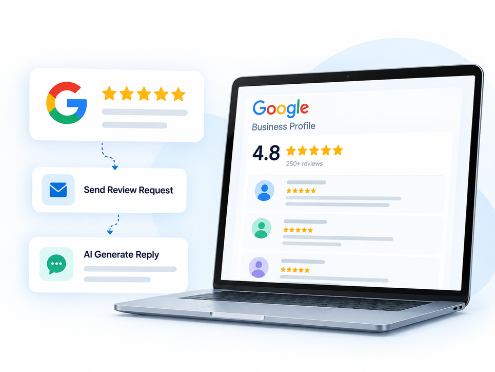 AI Google Review System - Features and Dashboard