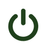 Animated depiction of a power button.