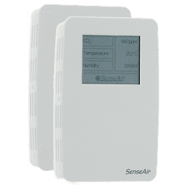 Image of the tSense Touch Screen CO2 & RH/T Transmitter