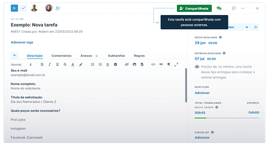 Explore as funcionalidades do Runrun.it