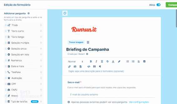 Explore as funcionalidades do Runrun.it