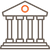 Icon of a bank.