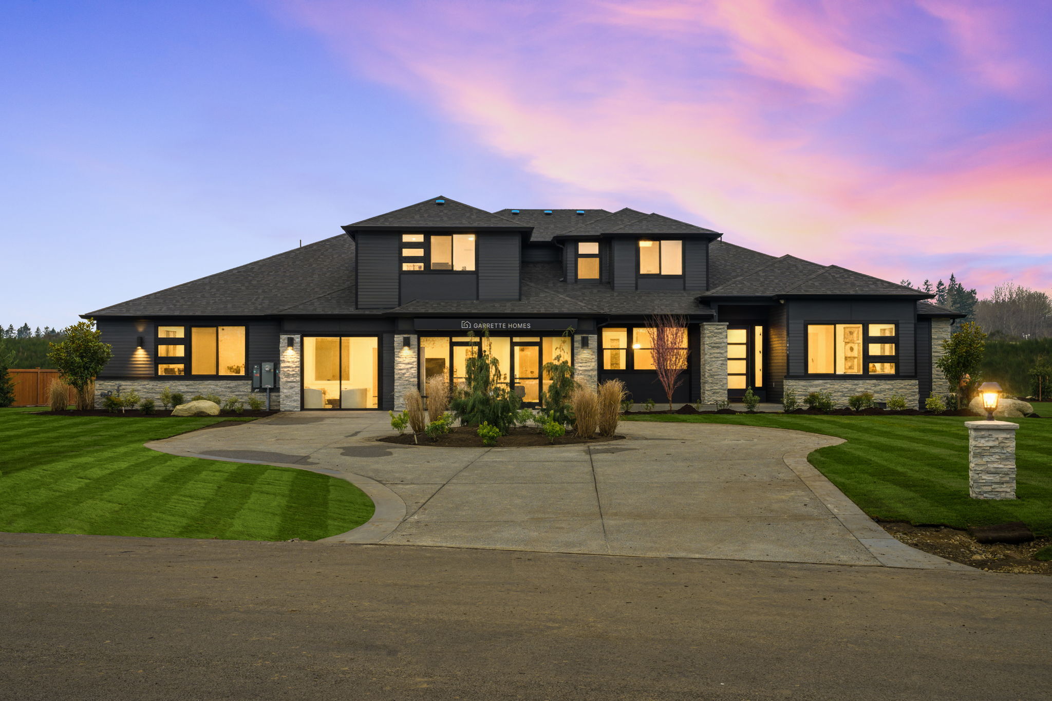 A Garrette Homes residence on acreage