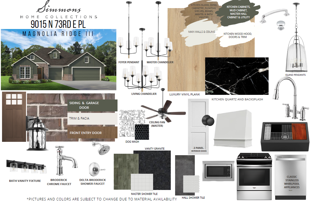 New Home available for sale in Owasso with luxury finishes at every turn. 