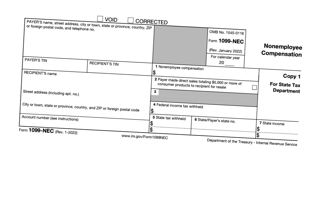 Free Printable 1099NEC File Online 1099FormTemplate