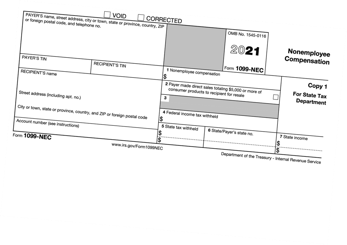 Free Printable 1099 NEC File Online 1099FormTemplate