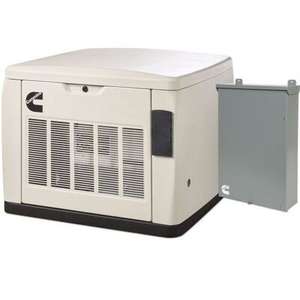Cummins rs20ac 20kw standby generator with ATS, pad, and gas line