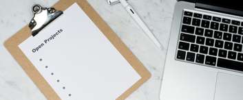 electrical project planning clipboard