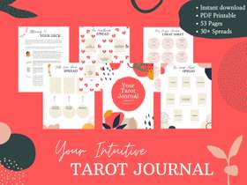 Tarot Planner Printable, Manifest Your Dreams, Law of Attraction, Monthly  and Weekly Tarot Journal, Digital Tarot 