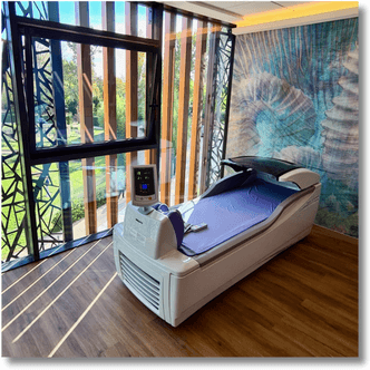 Wassermassage im Wellness und Spa mit Aquatizer QZ240, Wohltuende entspannung mit 4 Düsen und Fußmassage