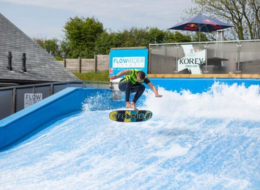 Watersports and flowrider at Retallack Resort