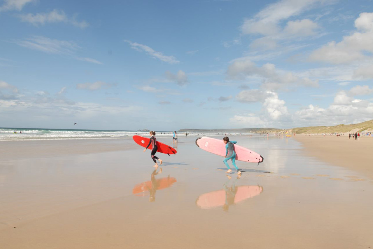 Enjoy a surf on the beach!
