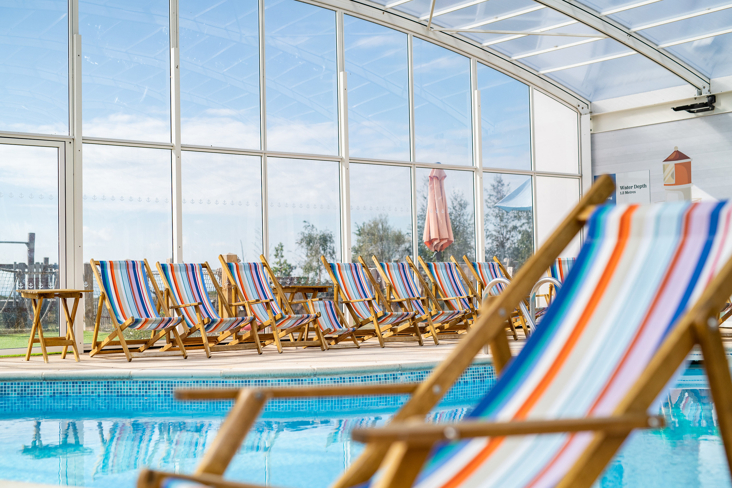Indoor pool at Mersea Island