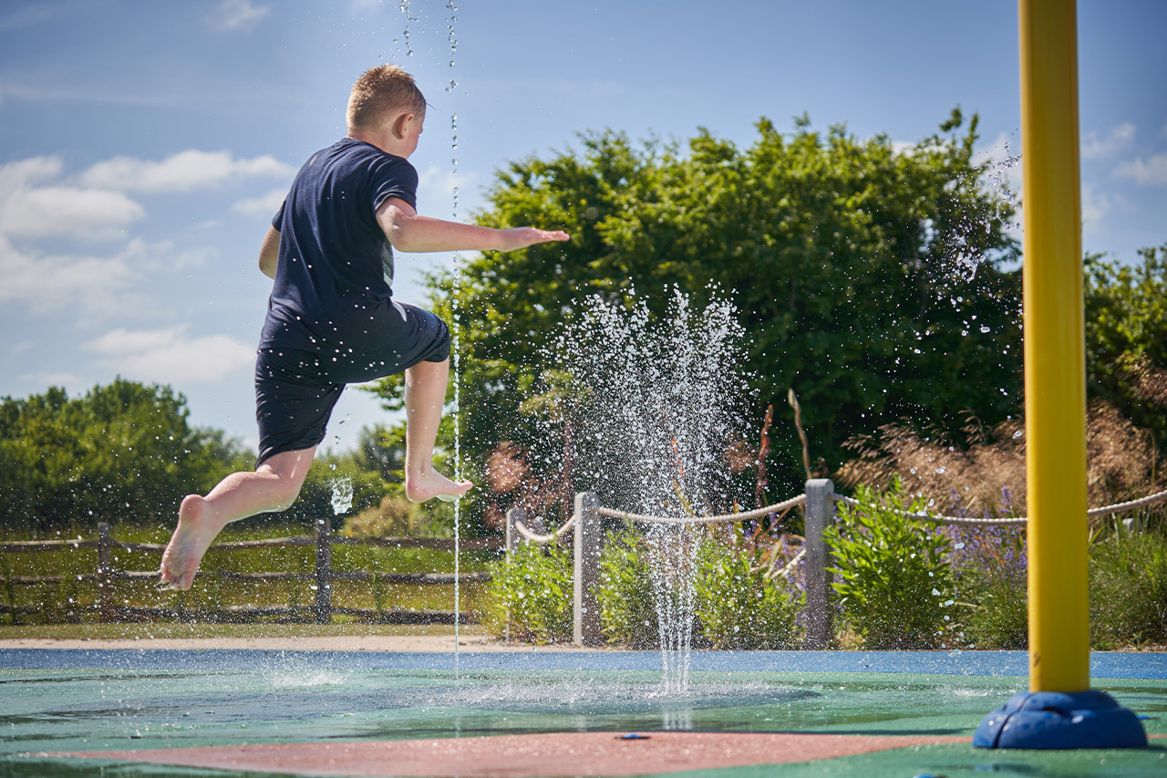 Splash pad at Appletree