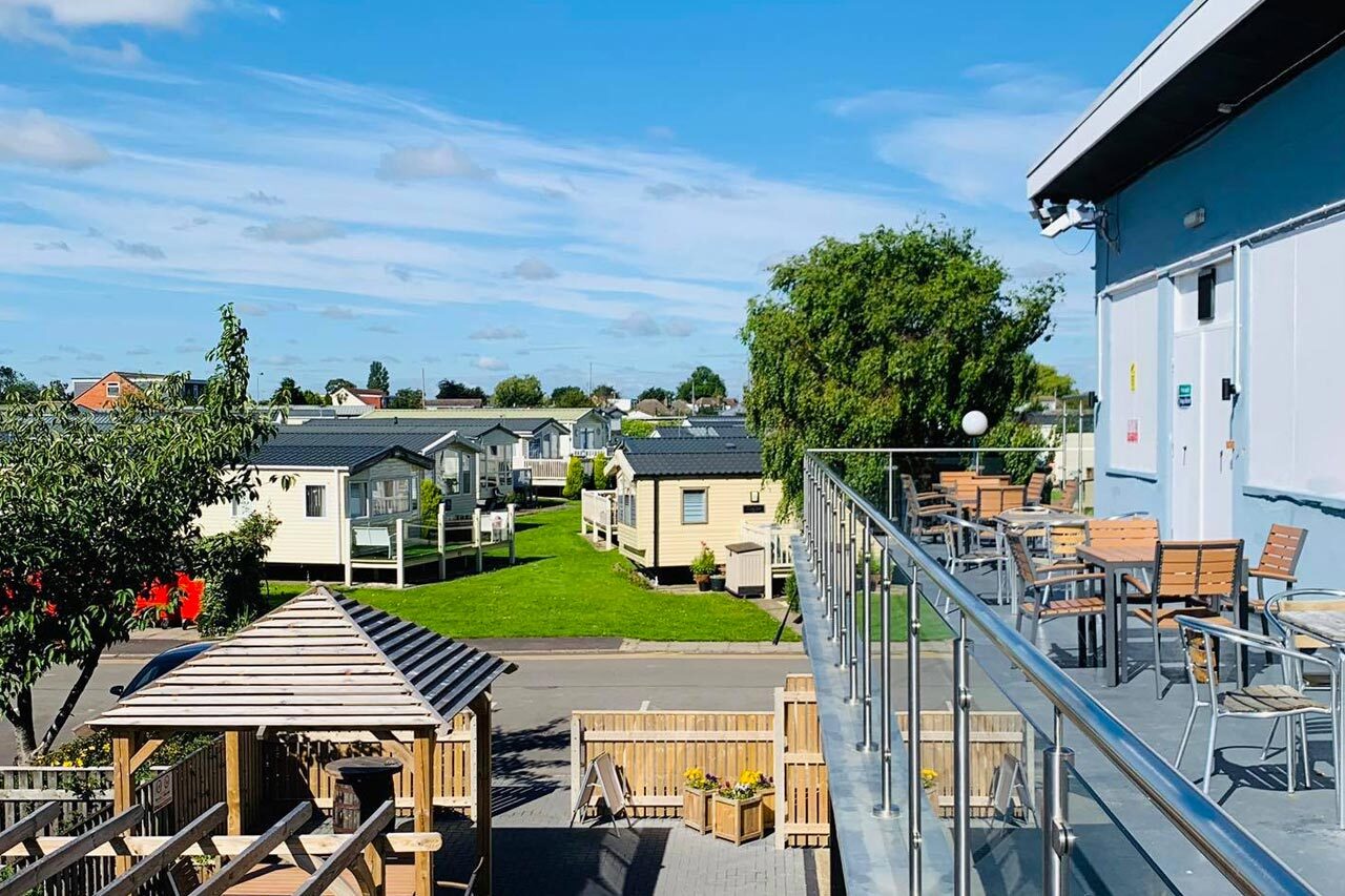 Outdoor area overlooking Cleethorpes Pearl
