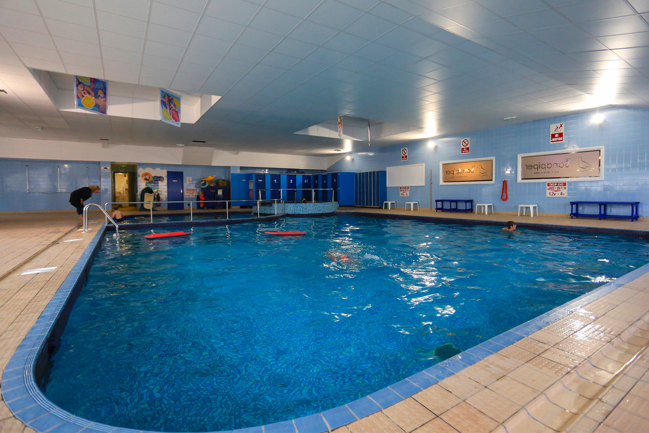 Indoor pool at Golden Sands