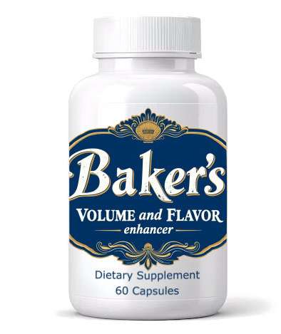 Baker's Volume And Flavour Enhancer supplement bottle
