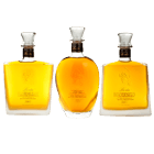 Berta Set 3 x Grappa in Holzkiste - Roccanivo, Bric del Gaian, Tre Soli Tre