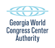 Logo for Georgia World COngress Center Authority, a company that uses Celayix's event staff scheduling app