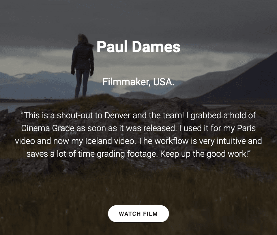 Cinema Grade Color Grading Software Cinema Grade Color Grading Software