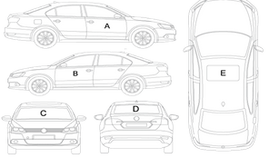 Acheter Aile arrière de Sport modifiée pour voiture, Perforation