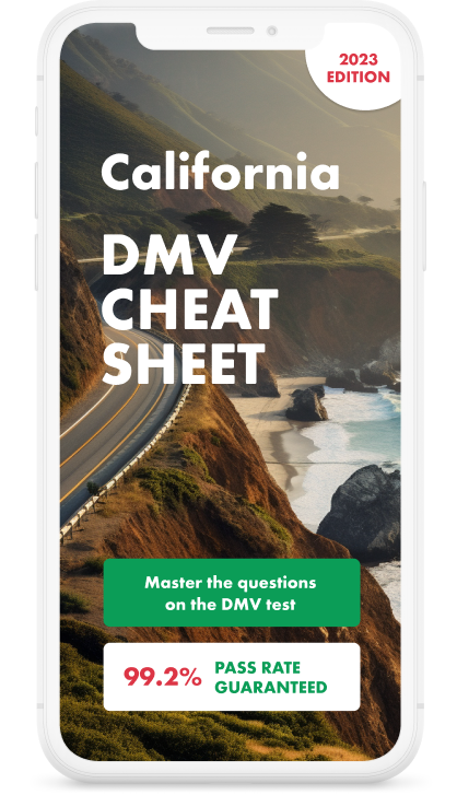 California DMV Cheat Sheet