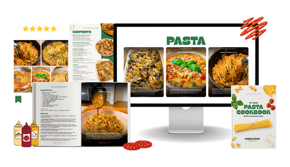 The Pasta Cookbook, one of your seven digital cookbooks